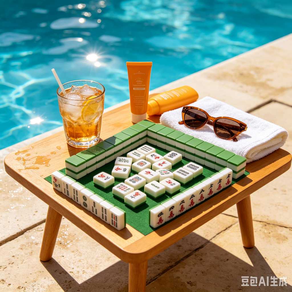 modern oriental mahjong set