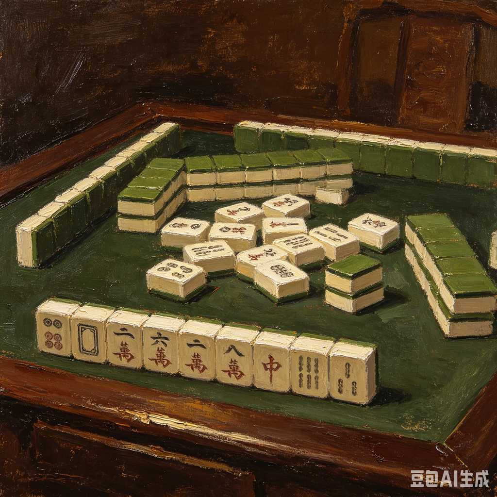 retro gift mahjong tiles
