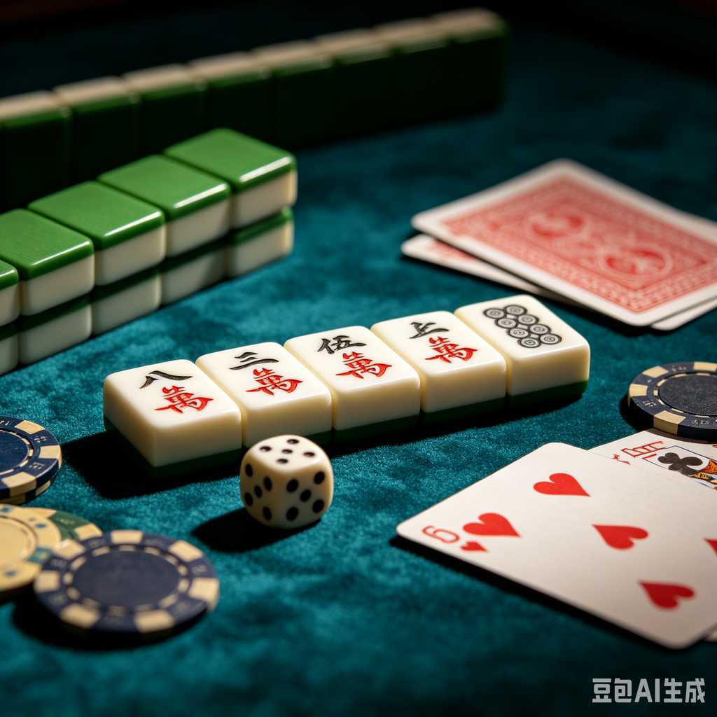hand painted mahjong tiles